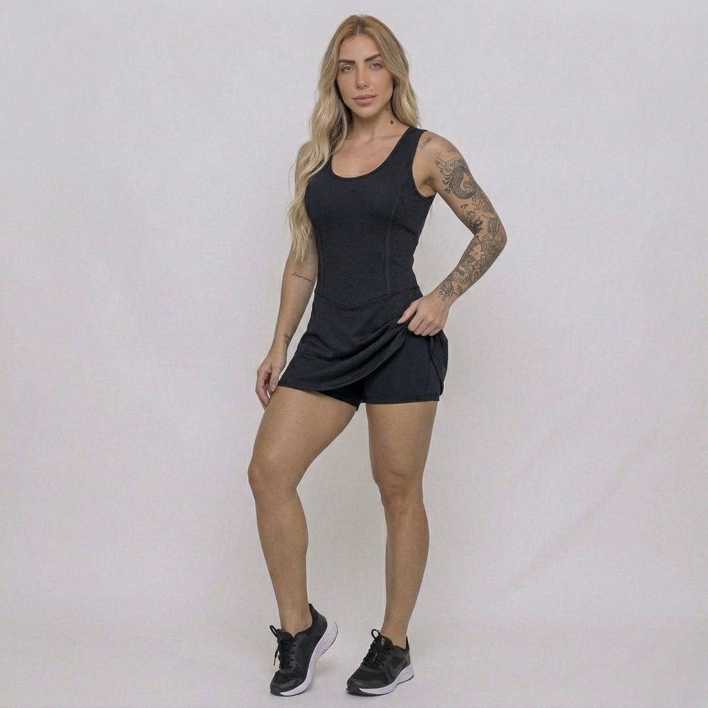 Macacão Short Saia