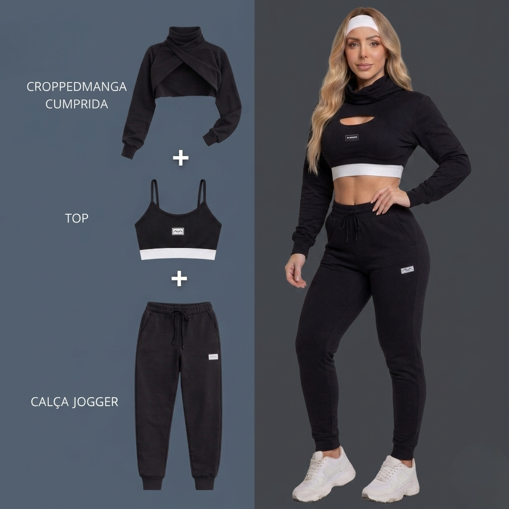 Conjunto Comfy 3 Peças Luxys/ava